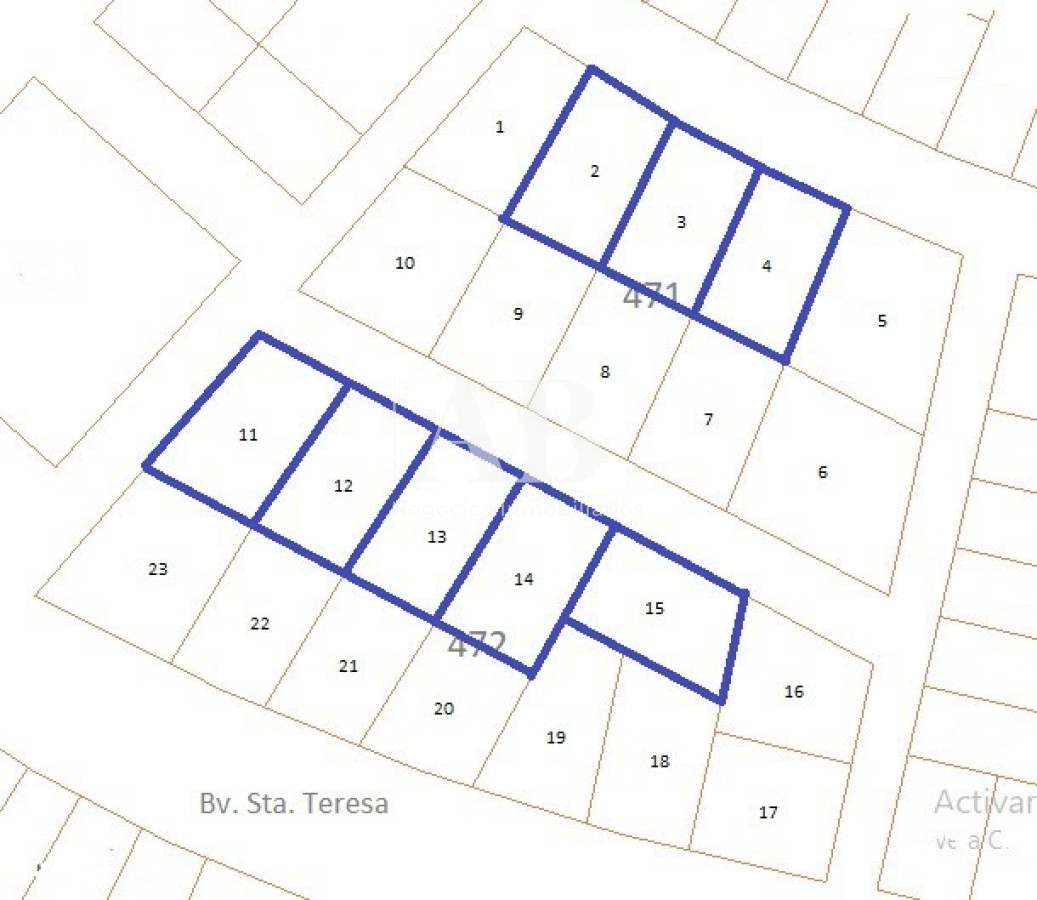 Terreno ID.58 - Terrenos Financiados - Zona Barraca - Mza 471 472