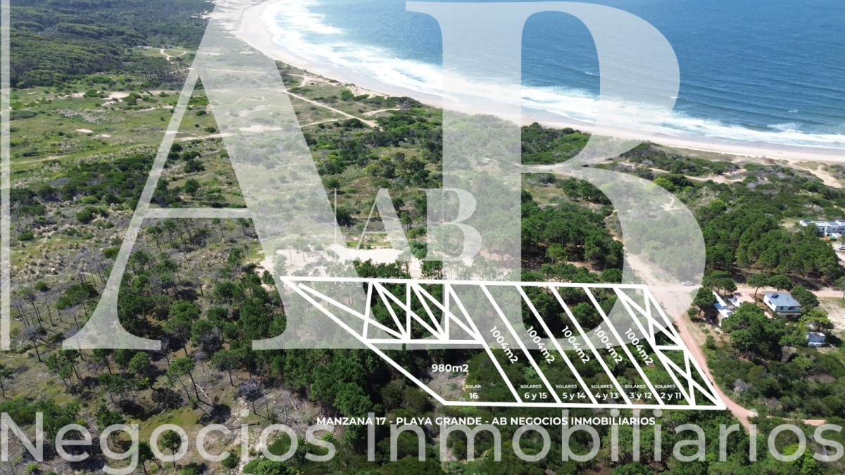 Terreno ID.214 - Solar en segunda línea Playa Grande - Punta del Diablo