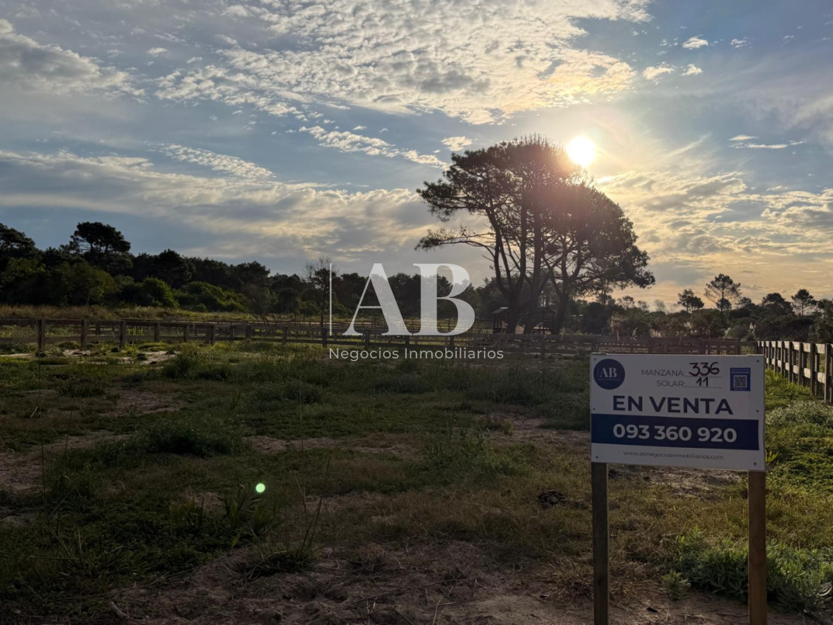 Terreno ID.310 - Venta Solar 11 Manzana 336-Distrito Plaza-Punta del Diablo