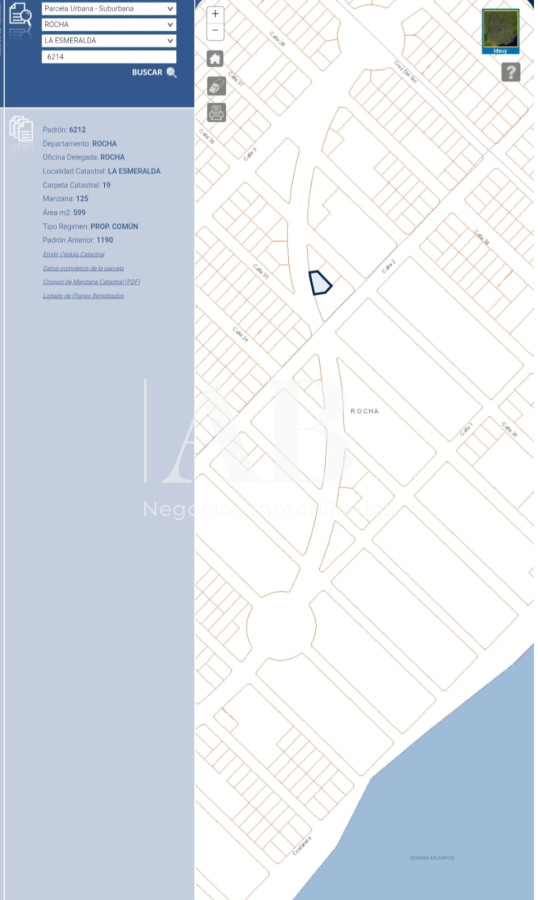 Terreno ID.273 - Dos terrenos a pocos metros de la playa en La Esmeralda.