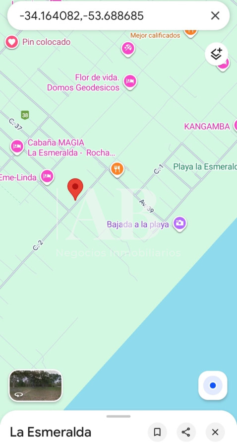 Terreno ID.273 - Dos terrenos a pocos metros de la playa en La Esmeralda.