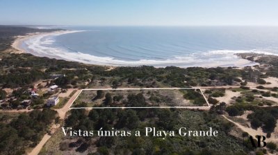 Terrenos Financiados 1000m2, 2da linea Playa Grande - Punta del Diablo