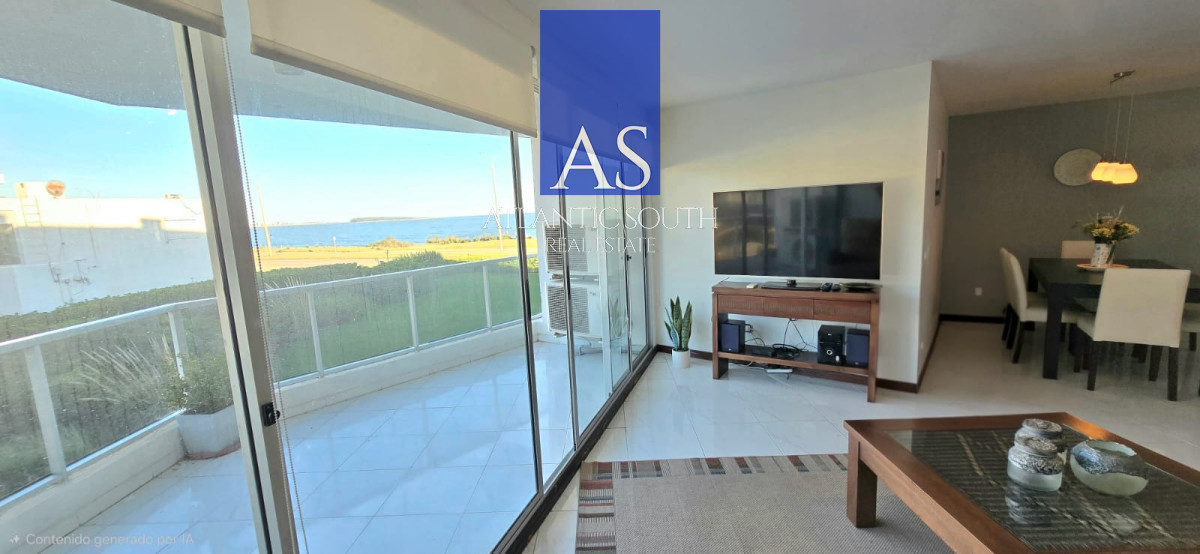 Apartamento ID.4496 - Apartamento 3 dormitorios frente al mar Playa Mansa Pinares moderno con cochera