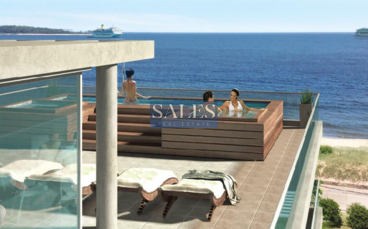 Apartamento ID.161 - Apartamento en venta de 1 dormitorio frente al mar. Punta del Este