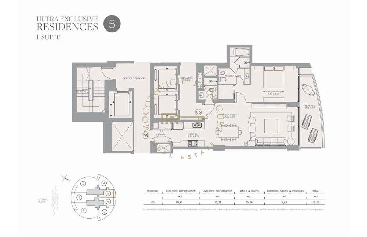 Apartamento ID.2860 - Apartamento de 1 dormitorio en Trump Tower