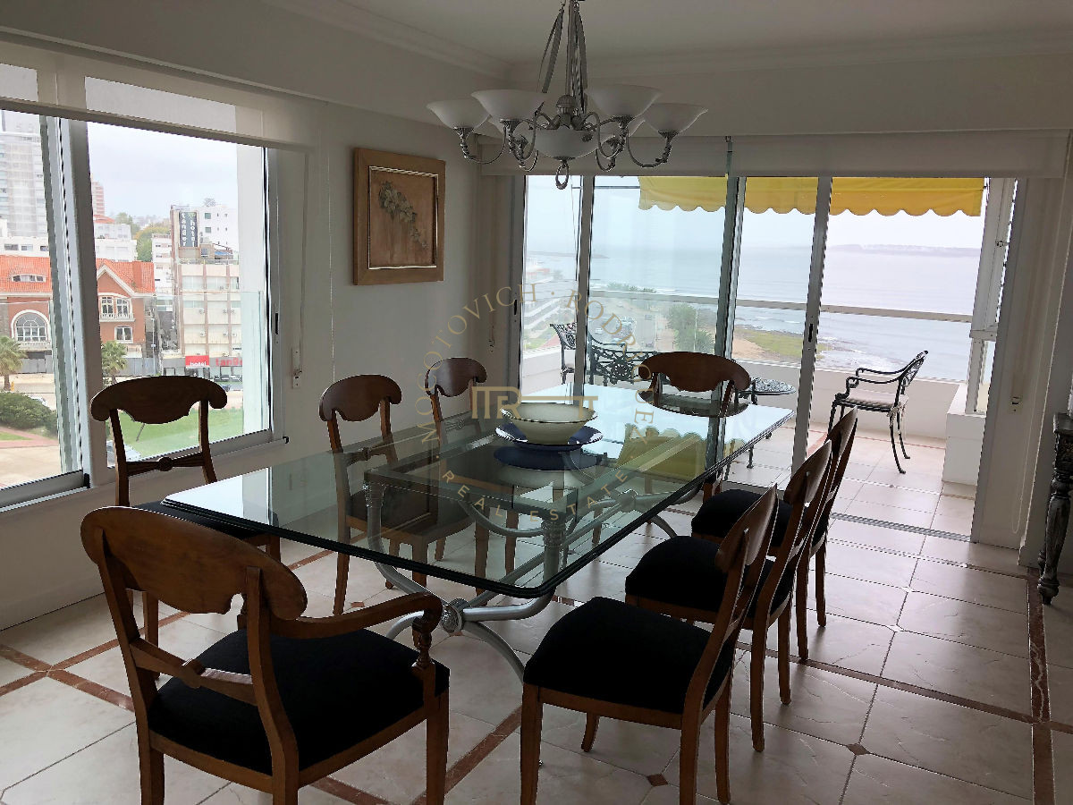 Apartamento ID.125 - Apartamento en venta 3 dormitorios y servicio, vista al mar  - Playa Mansa