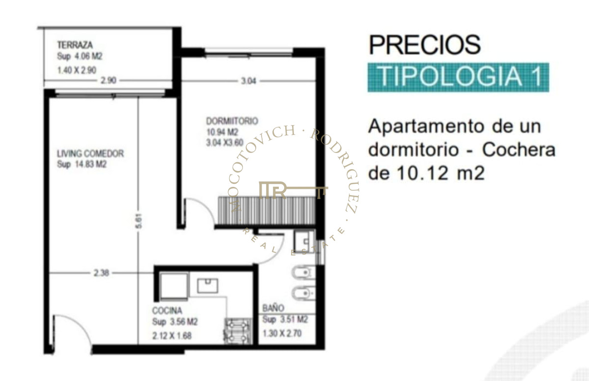Apartamento ID.582 - Apartamento en venta. 1 dormitorio. Ideal para renta. Financiados . Maldonado -Punta del Este.