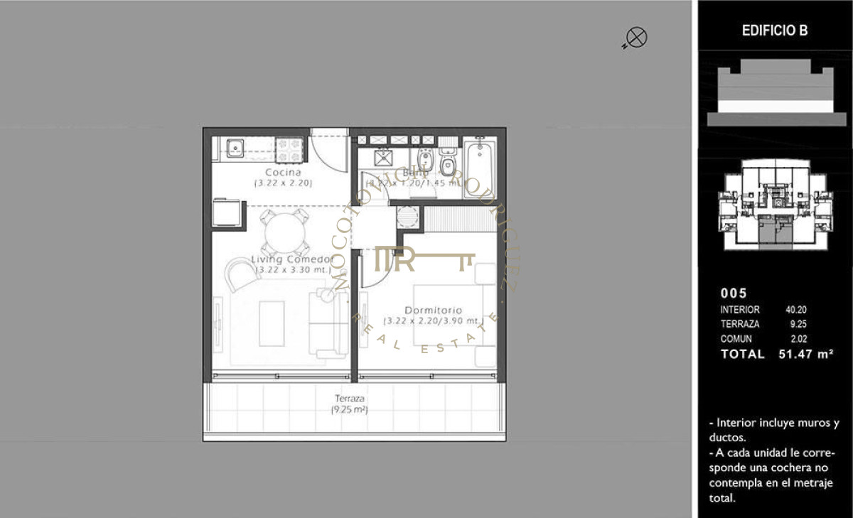 Apartamento ID.610 - Apartamento - venta - 1  dormitorio -   Mansa - piscina - parrillero Punta del Este