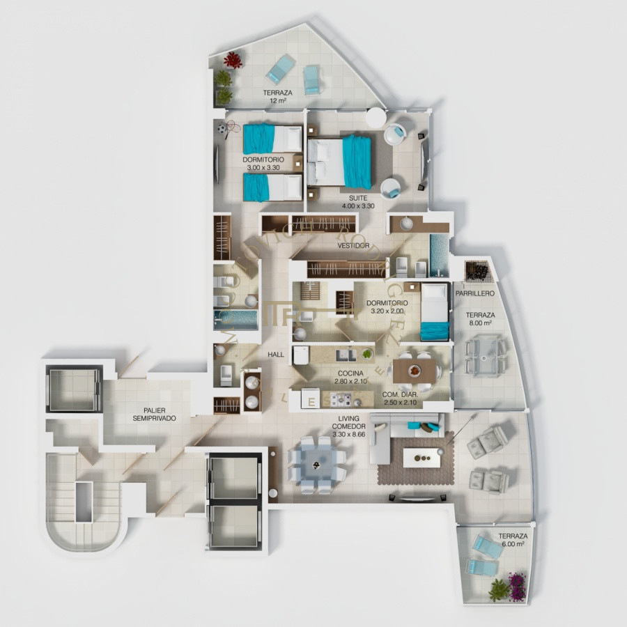 Apartamento ID.1041 - Venta y Alquiler hermoso apartamento Look Brava 2 dormitorios más dependencia 