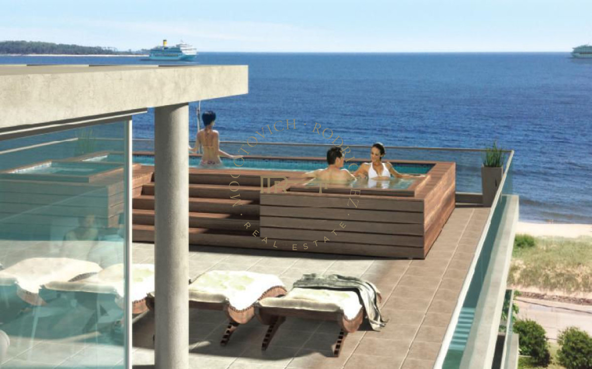 Apartamento ID.94 - Apartamento en venta de 1 dormitorio frente al mar. Punta del Este