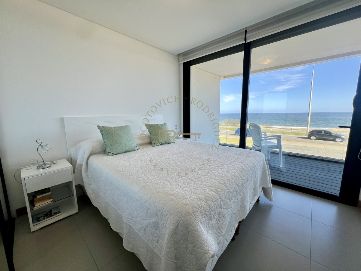 Apartamento ID.2924 - Alquiler temporada apartamento de 1dormitorios y 1 baño vista directa al mar.