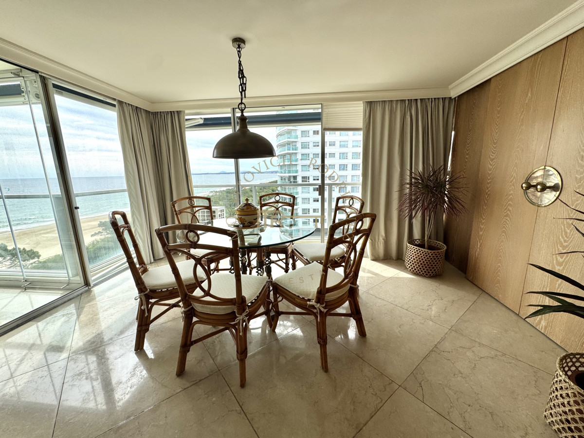 Apartamento ID.4059 - Alquiler tres dormitorios y dep de servicio. Frente al mar con vista.