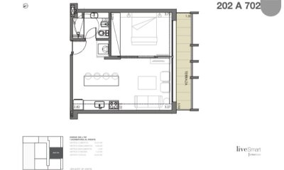Venta apartamento en 1 dormitorio en Pozo Montevideo Centro