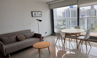 En venta 1 dormitorio y 2 baños, 1 en suite mas toilette moderno edificio