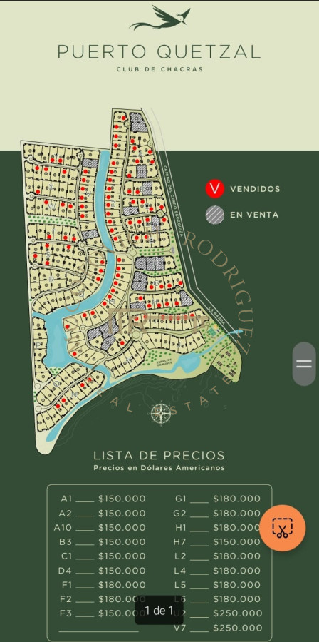 Chacra ID.1292 - Venta Chacra en exclusivo Barrio privado 