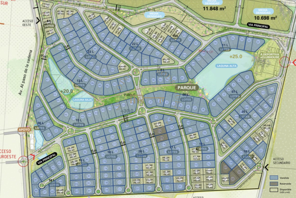 Terreno ID.2719 - terreno de 700 metros en venta Punta del este 