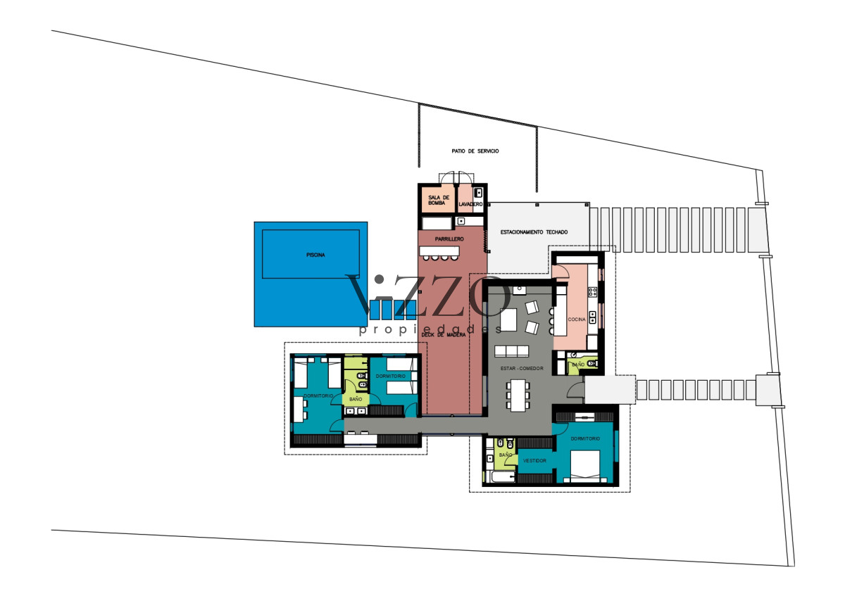 Casa ID.657/Venta-De-Chalet-En-Barrio-Privado-3-Dorm-Y-3-Baños- - Venta De Chalet En Barrio Privado 3 Dorm Y 3 Baños 
