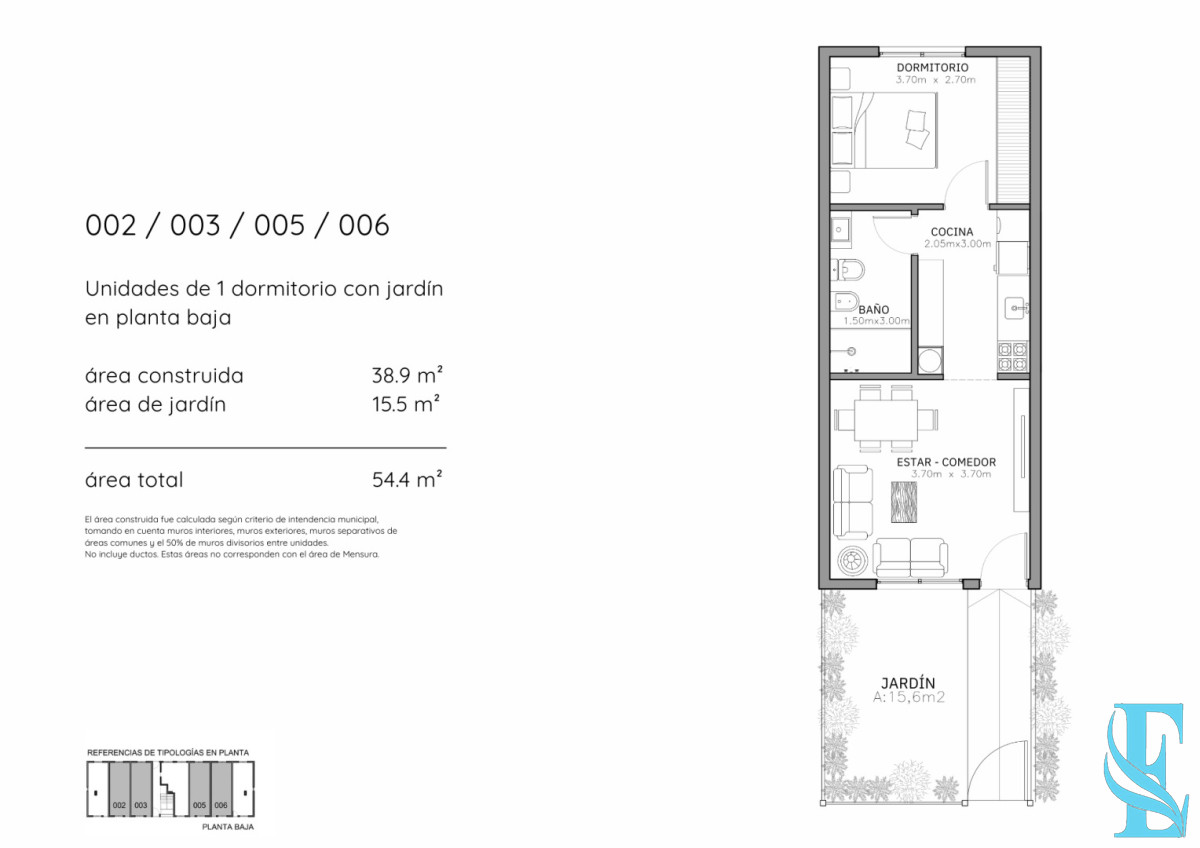 Apartamento ID.818 - ¡OPORTUNIDAD VENTA EN POZO! - Apartamento De 1 Dormitorio Con Jardín En 4H Maldonado