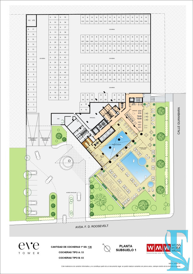 Apartamento ID.264 - Pre Venta Eve Tower - Apto 1 Dorm Con Balcon A Metros De Playa Brava 