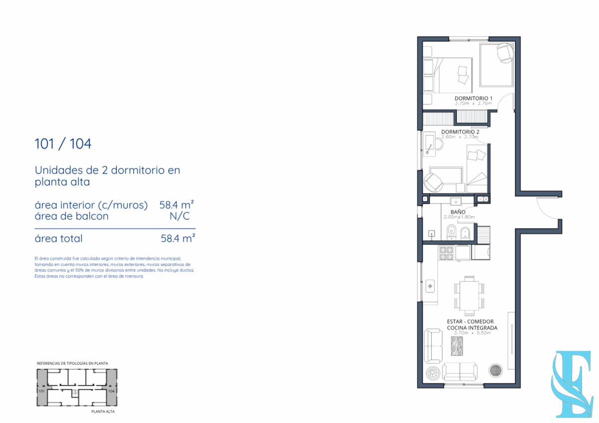 Apartamento ID.813 - ¡OPORTUNIDAD VENTA EN POZO! Apartamento De 2 Dormitorios En 4H Maldonado