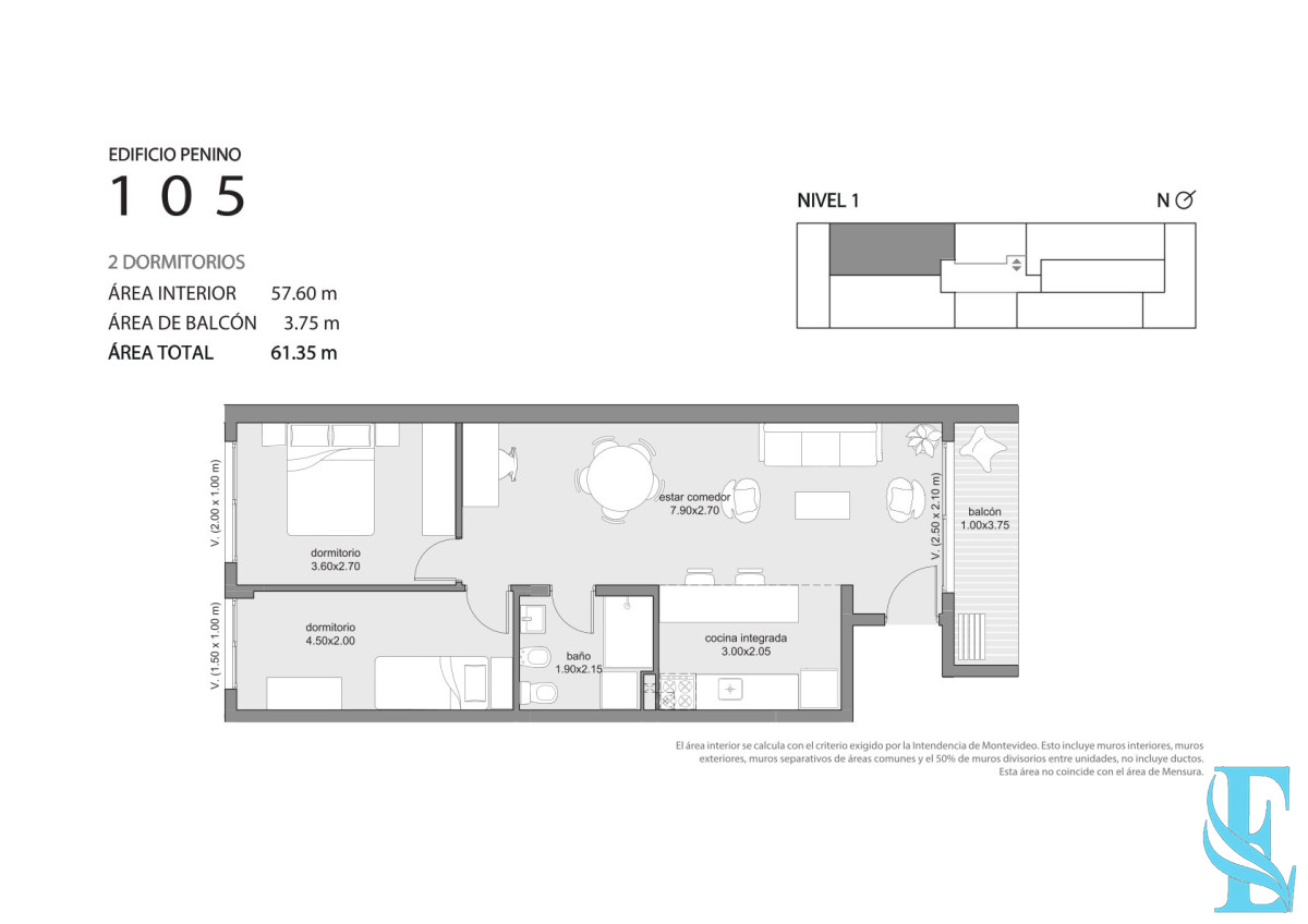 ¡Venta en Pozo! Apartamento Dos Dormitorios Con Balcón A Metros de Av Italia - GoPunta - Portal Inmobiliario de Punta del Este - Maldonado