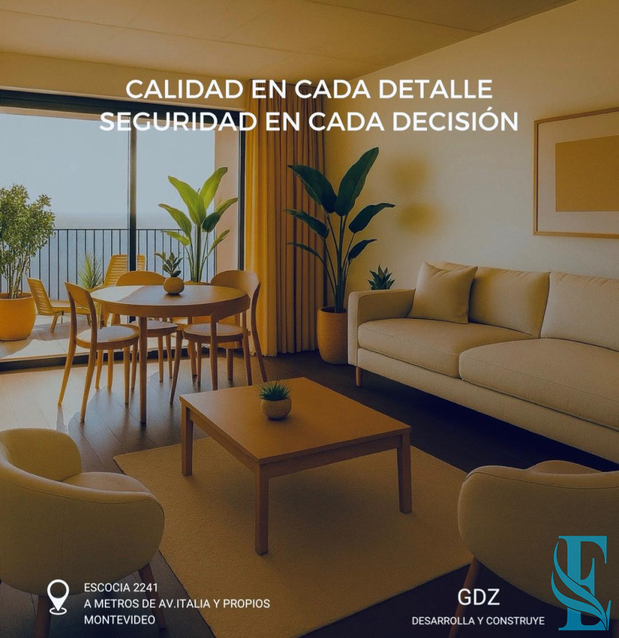 ¡Venta en Pozo! Apartamento Dos Dormitorios Con Balcón A Metros de Av Italia - GoPunta - Portal Inmobiliario de Punta del Este - Maldonado