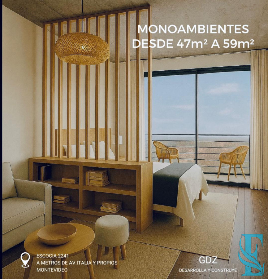 ¡Venta en Pozo! Apartamento Dos Dormitorios Con Balcón A Metros de Av Italia - GoPunta - Portal Inmobiliario de Punta del Este - Maldonado