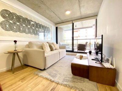 Apartamento 1 dormitorio frente al mar en Playa Mansa Punta del Este