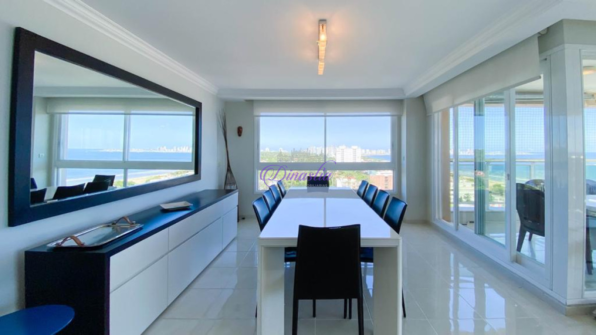 Apartamento ID.547 - VENTA DE APARTAMENTO DE 3 Y DEPENDENCIA EN EDIFICIO LE JARDIN PUNTA DEL ESTE