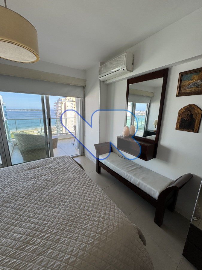 Apartamento ID.193 - Alquiler de Temporada - Apartamento con Vista al Mar y Amenities en Punta del Este, playa mansa