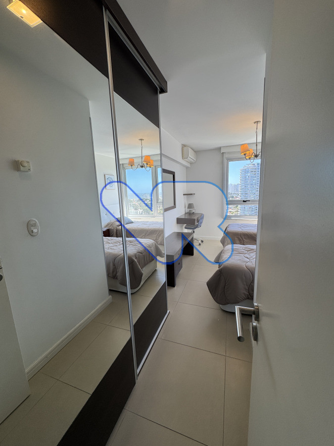 Apartamento ID.193 - Alquiler de Temporada - Apartamento con Vista al Mar y Amenities en Punta del Este, playa mansa