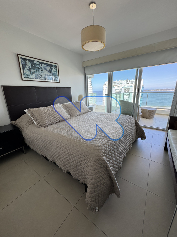 Apartamento ID.193 - Alquiler de Temporada - Apartamento con Vista al Mar y Amenities en Punta del Este, playa mansa