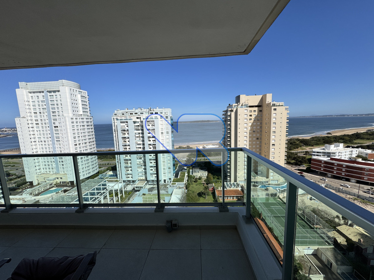 Apartamento ID.193 - Alquiler de Temporada - Apartamento con Vista al Mar y Amenities en Punta del Este, playa mansa