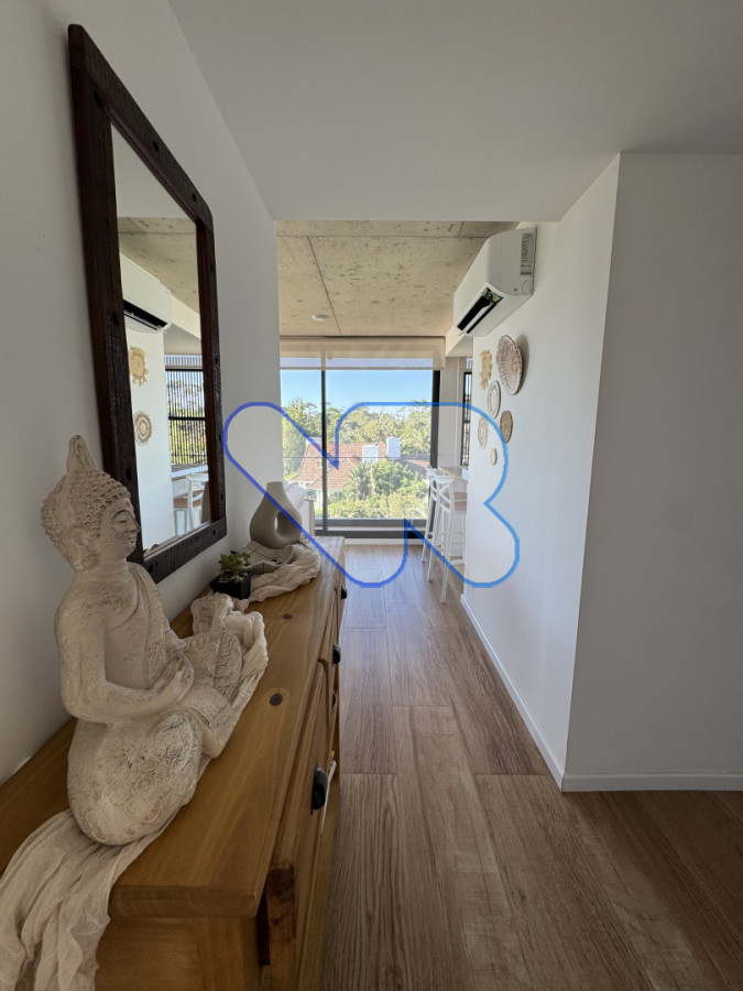 Apartamento ID.203 - Alquilo excelente apto moderno temporada 2 dormitorios frente al mar, Punta del este, playa mansa