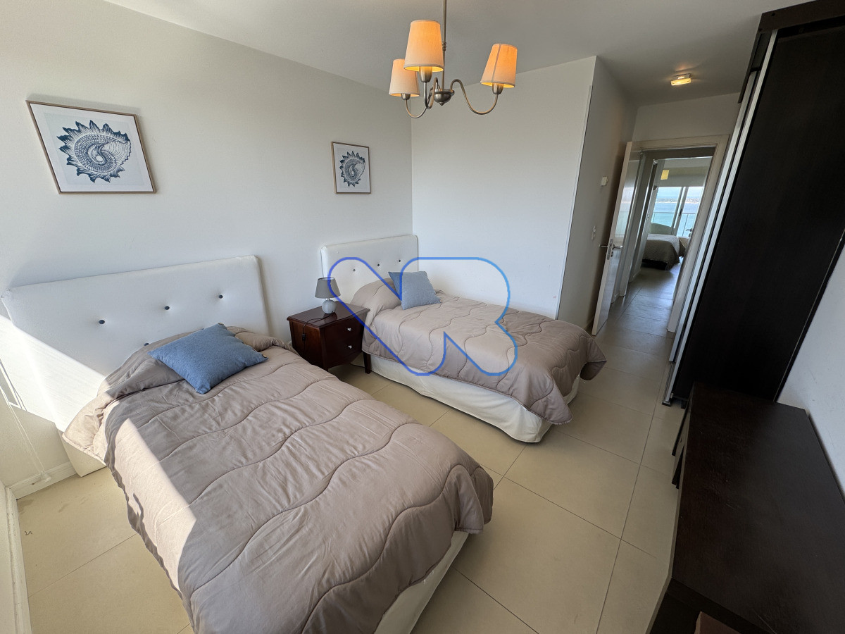 Apartamento ID.193 - Alquiler de Temporada - Apartamento con Vista al Mar y Amenities en Punta del Este, playa mansa