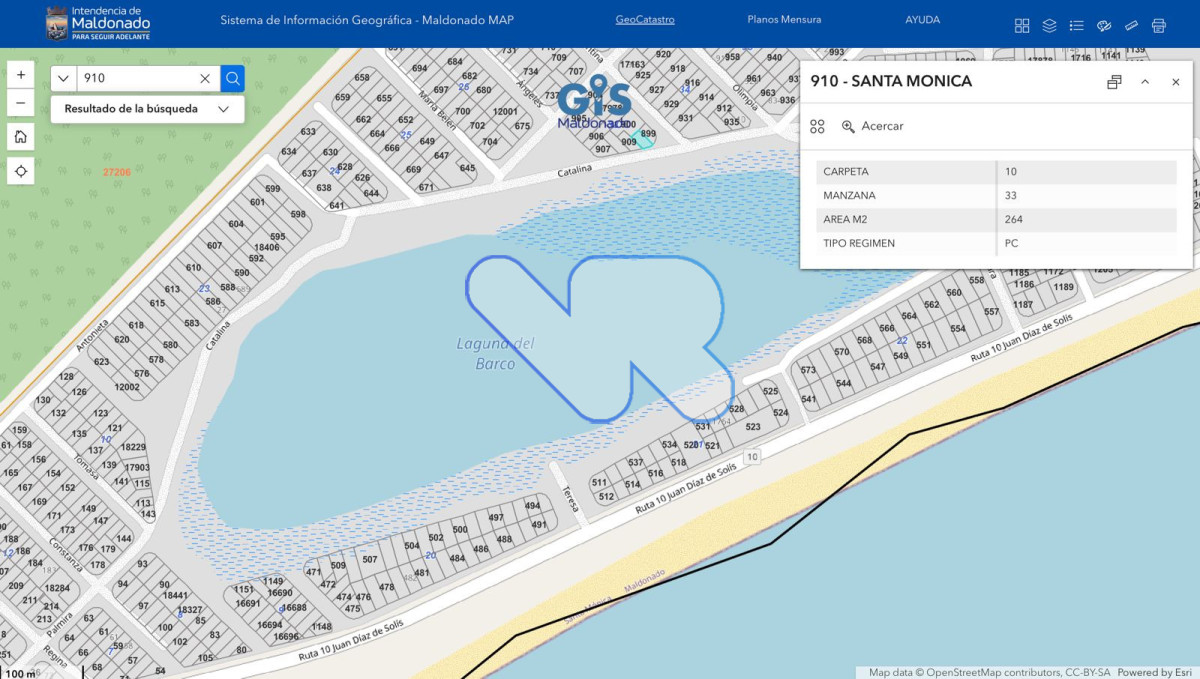 Terreno ID.214 - Oportunidad Terreno Santa Mónica Vista Despejada Laguna y Playa