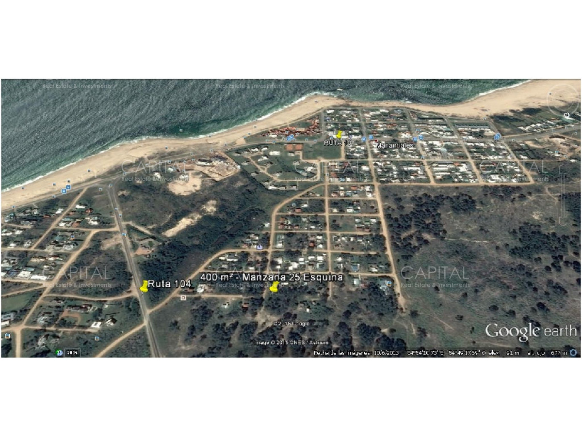 Terreno ID.39889 - Venta terreno esquinero en Manantiales 