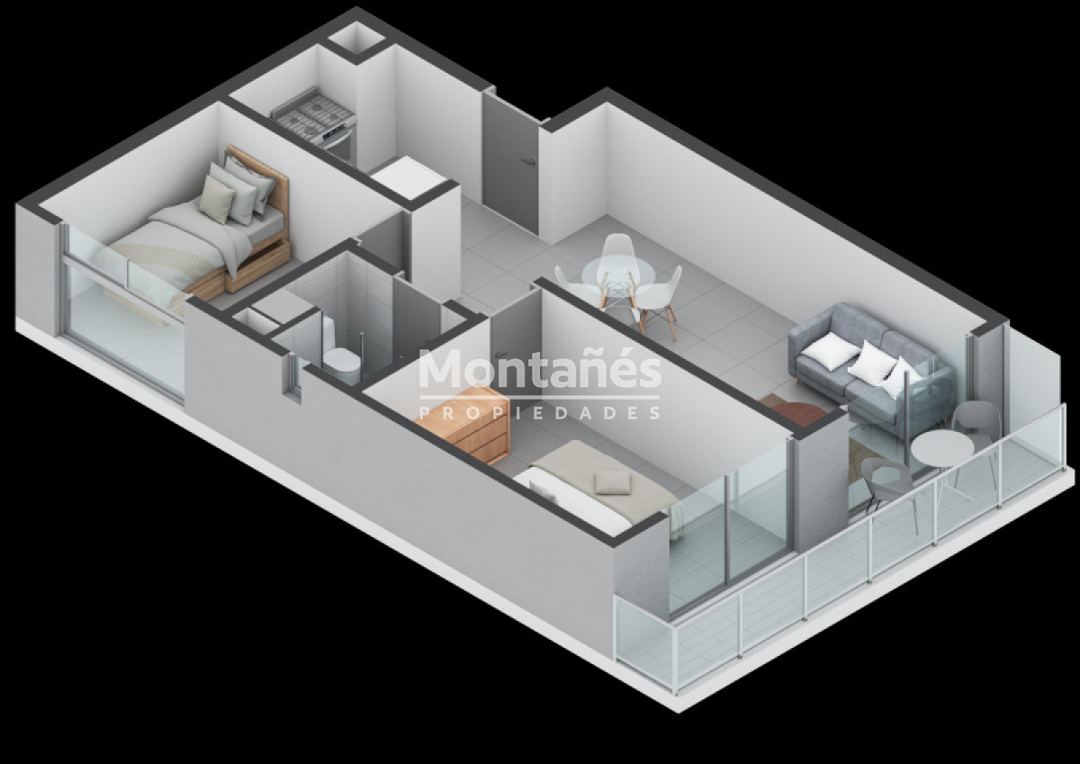 Apartamento ID.10410 - Espectacular Apto. 2 dormitorios en venta