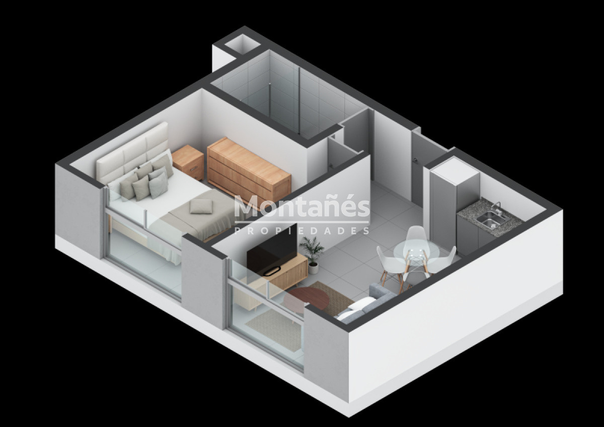 Apartamento ID.10412 - Espectacular Apto. 1 dormitorios en venta