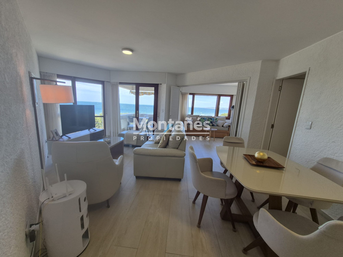 Apartamento ID.10563 - Mansa · Vista directa al mar · 2 dormitorios + cochera