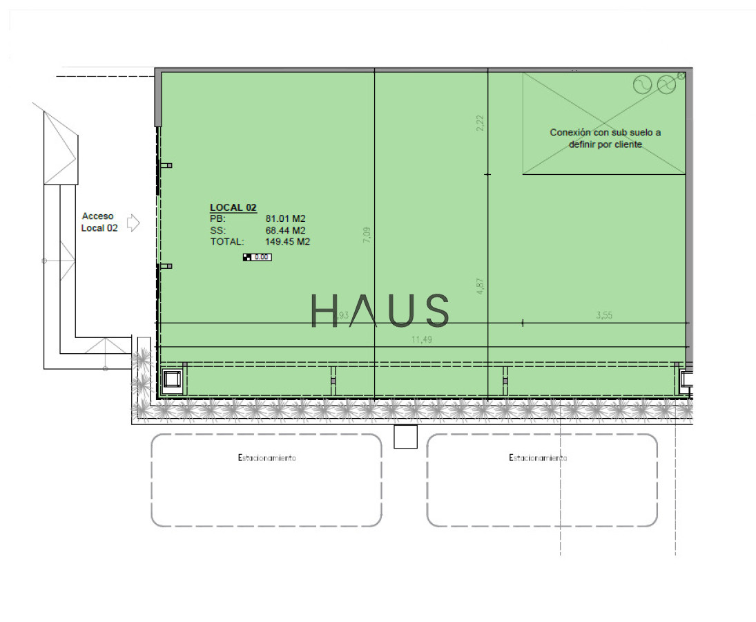 Local Comercial ID.945 - Local de 149 metros totales en alquiler anual 