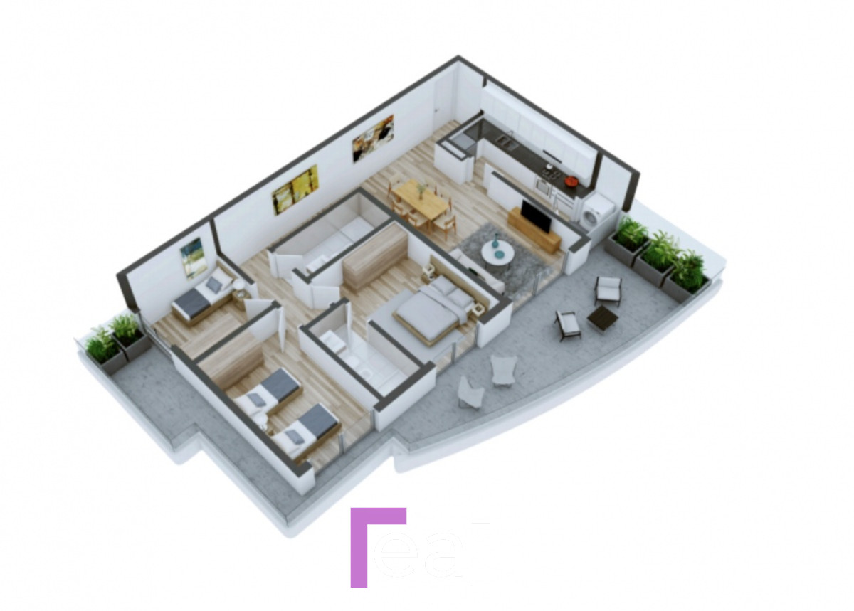 Apartamento ID.33 - 3 dormitorios a estrenar Maldonado zona Servicios 