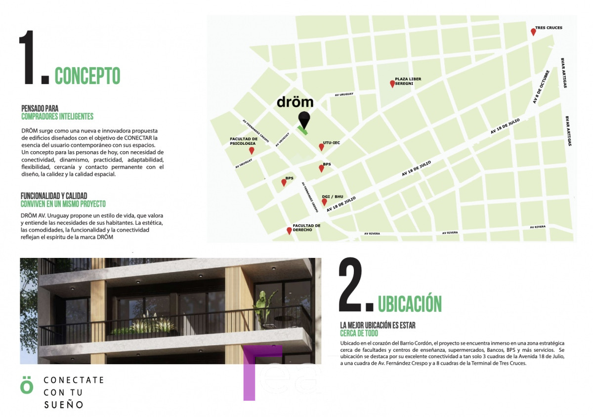 Apartamento ID.37 - Nuevos apartamentos en cordon de 1 y 2 dormitorios, a estrenar 2024 