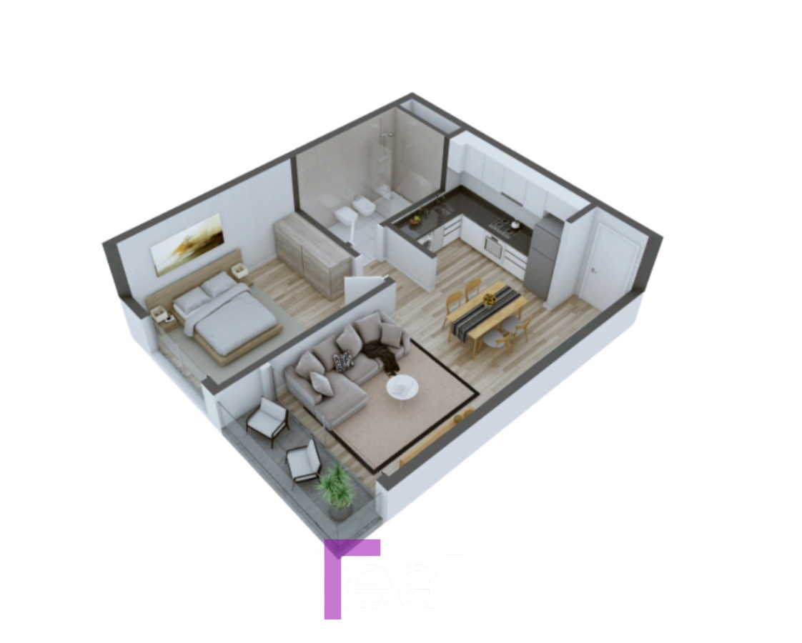 Apartamento ID.34 - Se vende 1 dormitorio a estrenar Maldonado zona servicios