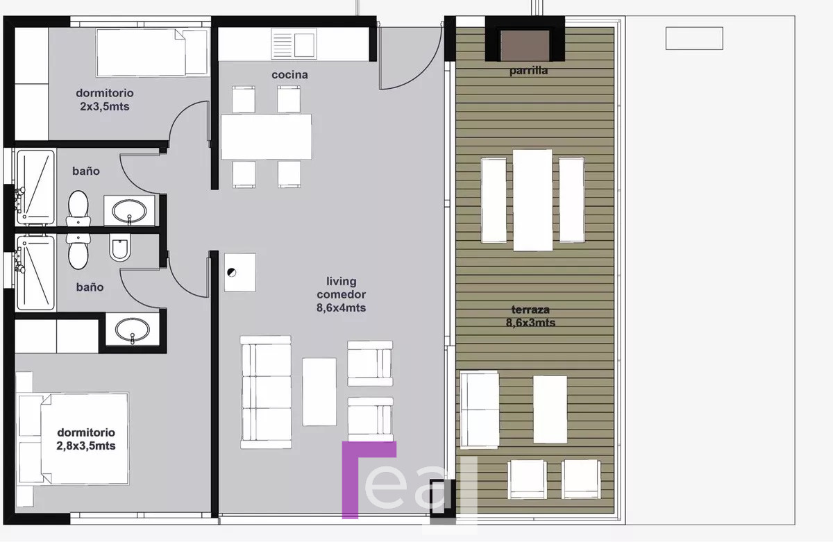 Apartamento ID.5 - Pre venta PUNTA BALLENA 2 y 3 dormitorios vistas unicas!