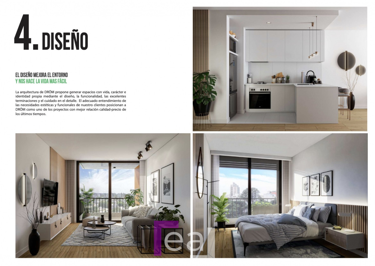 Apartamento ID.37 - Nuevos apartamentos en cordon de 1 y 2 dormitorios, a estrenar 2024 
