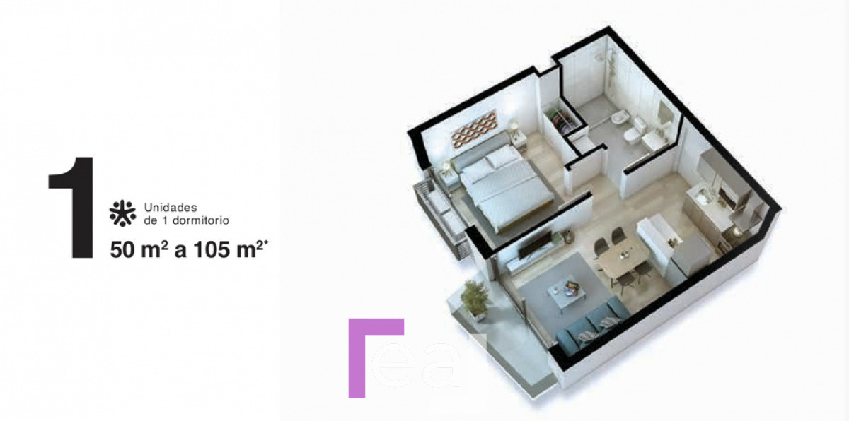 Apartamento ID.13 - Rebajado ocupe ya 1 dorm 1 baño Nostrum Central