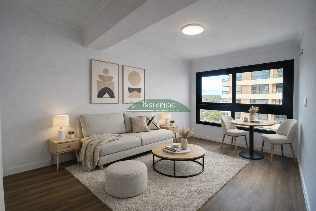 Apartamento ID.3034 - Departamento un ambiente en torre a estrenar, piso alto, piscina climatizada, otra abierta,gym , parrilleros, etc. Venta US$ 105.000.. 