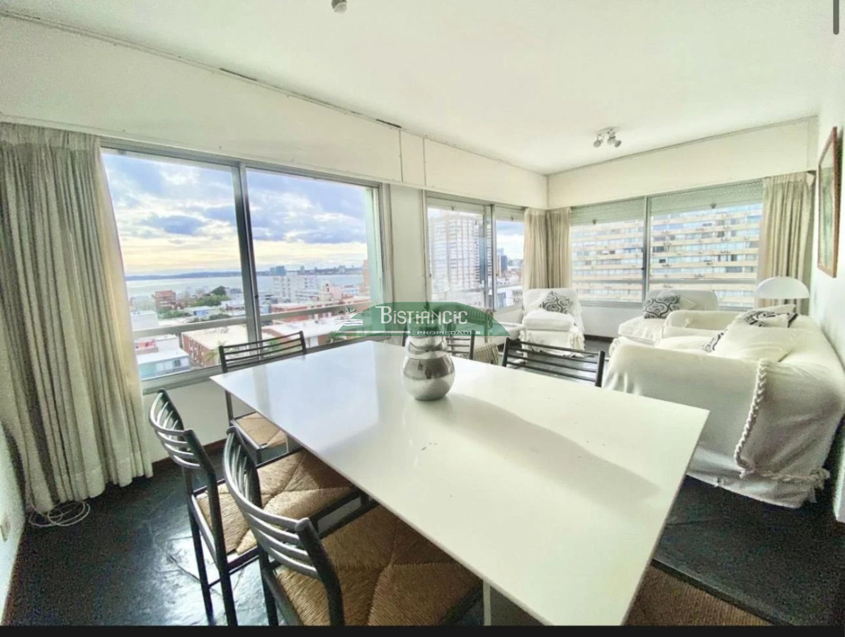 Apartamento ID.2934 - Península, depto amplio piso alto de 2 dorm 2 baños, garaje, mucamas, piscina, gym, etc 