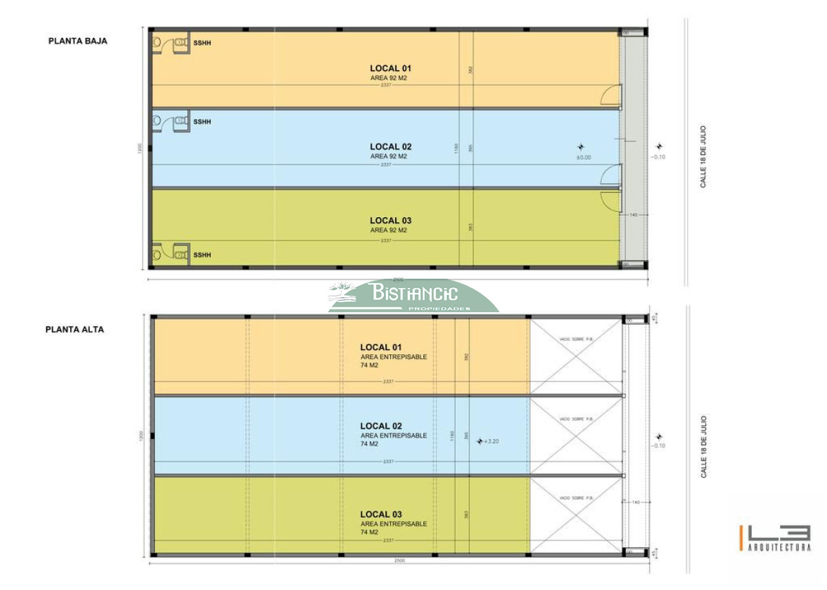 Local Comercial ID.2776 - Local de 300 m2 + entrepiso 50, en centro de Maldonado calle 18 de Julio, doble altura, diseño moderno. Alquiler US$ 2800